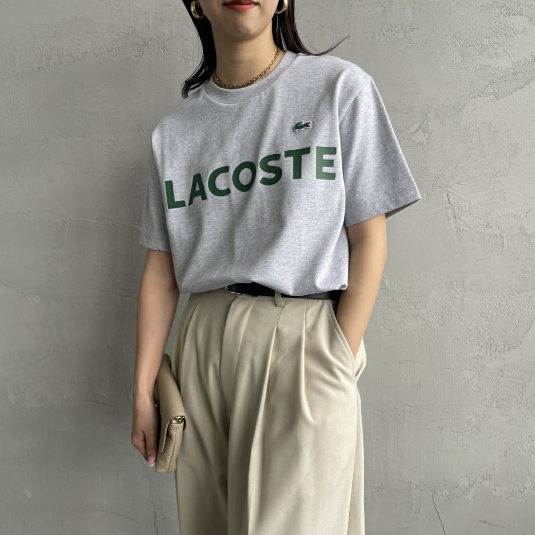 LACOSTE [ラコステ] ヘビーウェイトロゴTシャツ [TH2299]