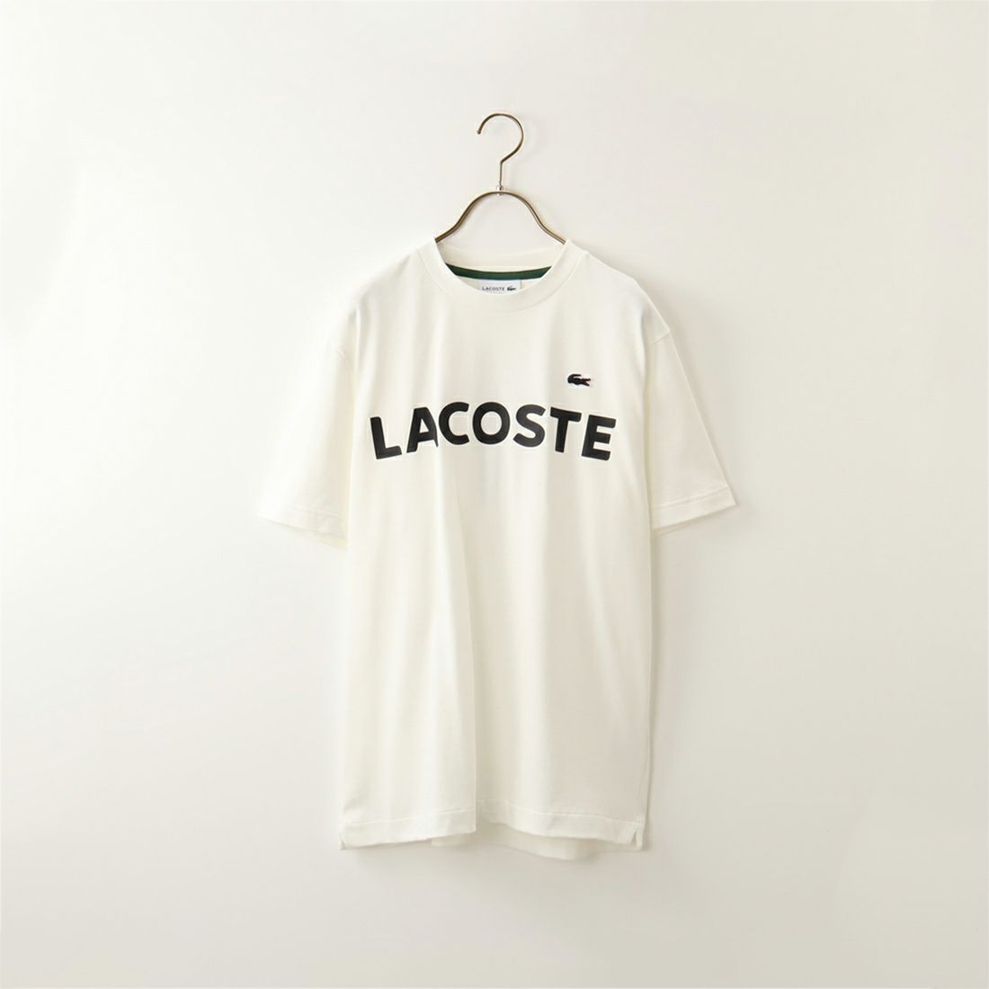LACOSTE [ラコステ] ヘビーウェイトロゴTシャツ [TH2299] 70V FLOUR