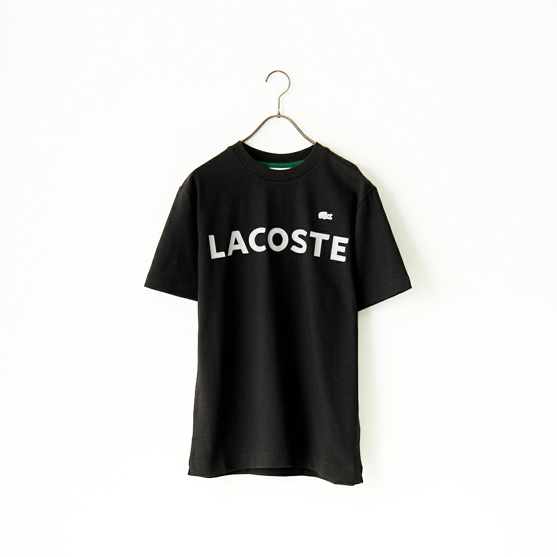 LACOSTE [ラコステ] ヘビーウェイトロゴTシャツ [TH2299] 031 BLACK