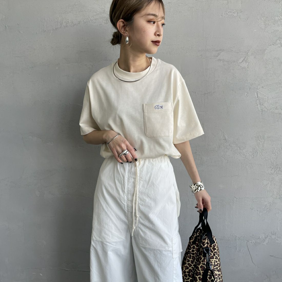 LACOSTE [ラコステ] クルーネックTシャツ [TH5582]
