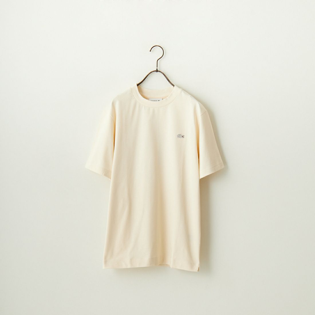 LACOSTE [ラコステ] クルーネックTシャツ [TH5582] XFJ ECRU