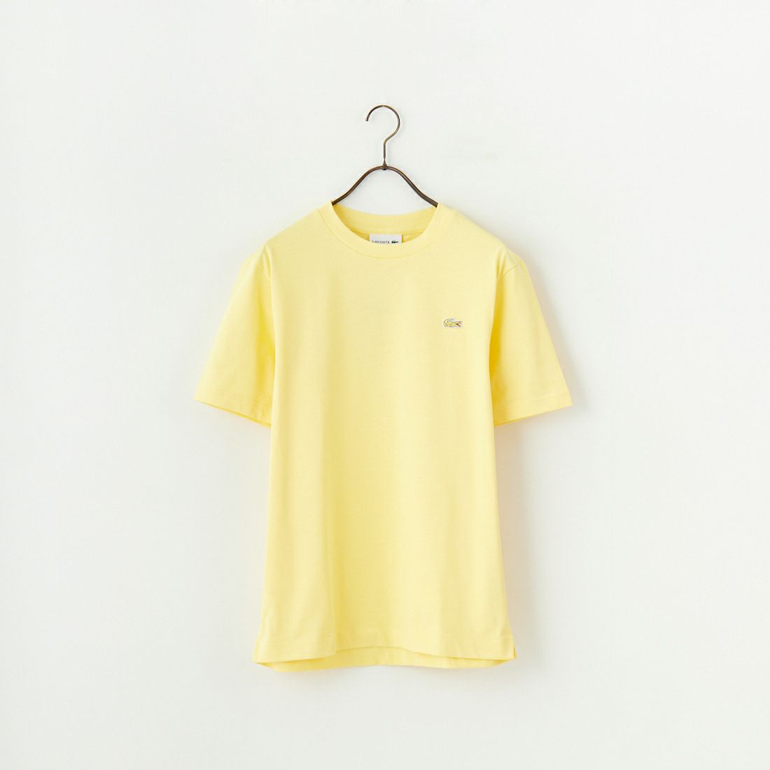 LACOSTE [ラコステ] クルーネックTシャツ [TH5582] 107 YELLOW