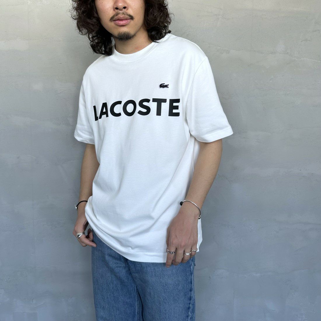 LACOSTE [ラコステ] ヘビーウェイトブランドネームロゴTシャツ [TH2299