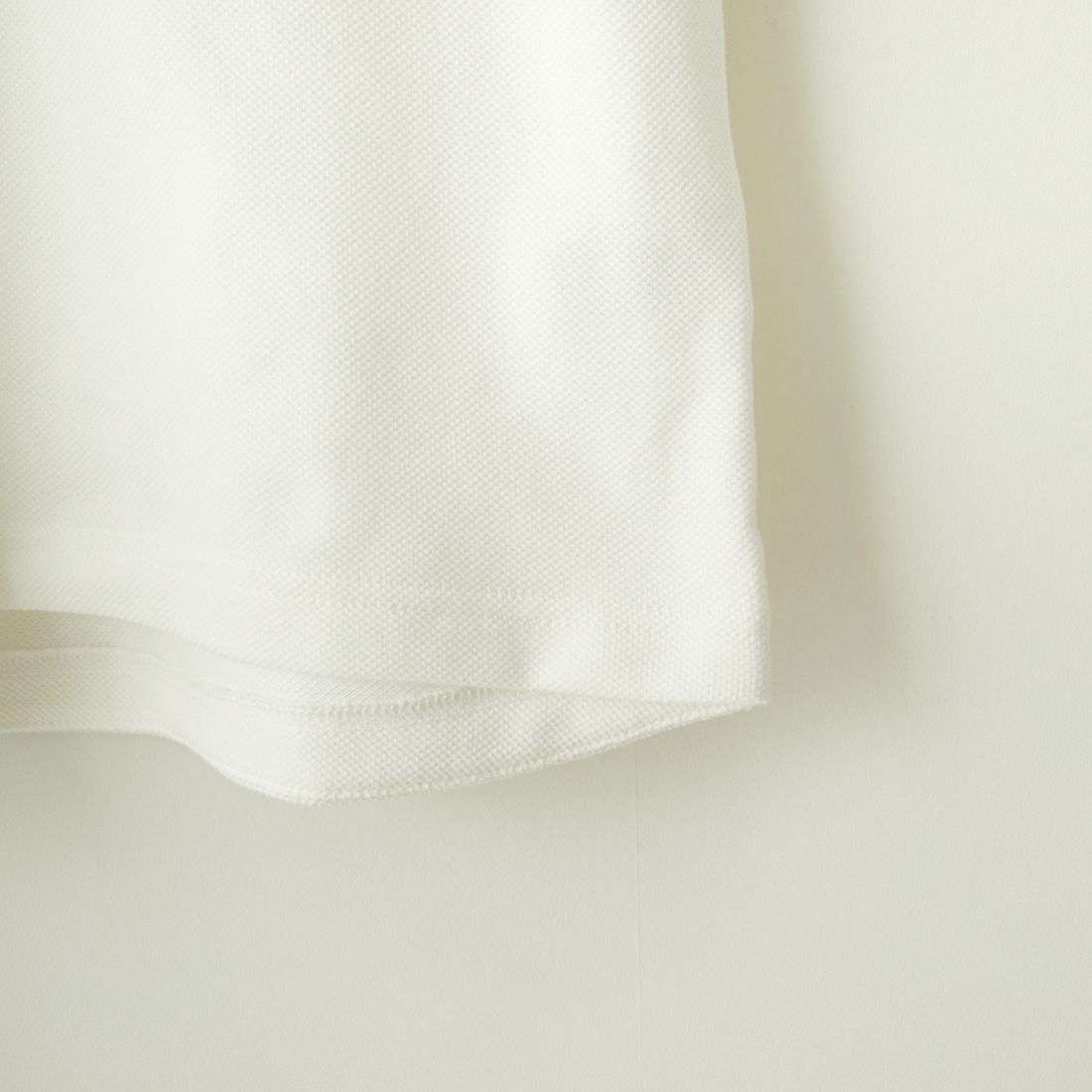 LACOSTE [ラコステ] ワンポイントロゴ 鹿の子ポケットTシャツ [TH4921] 70V WHITE