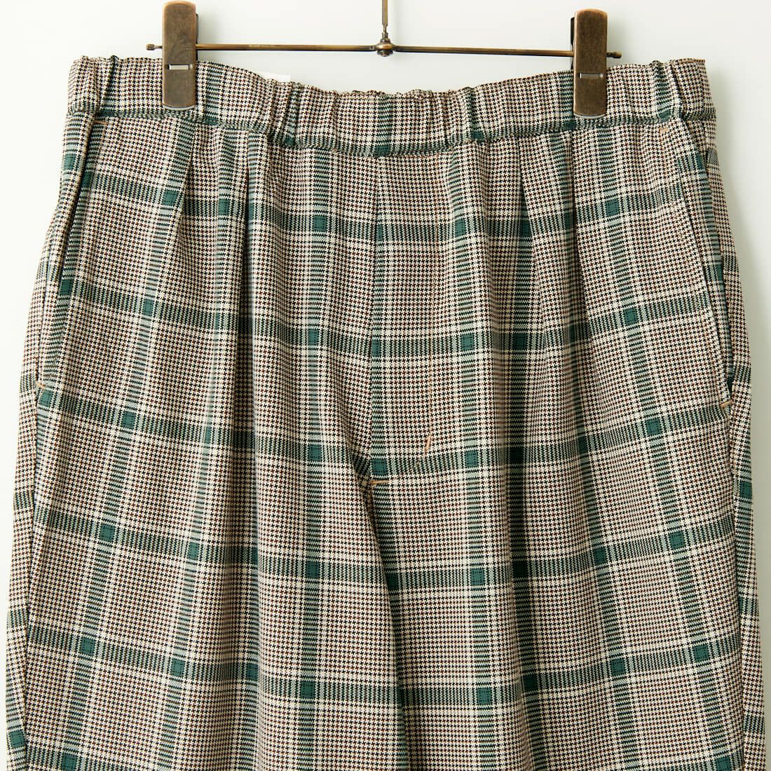 Jeans Factory Clothes [ジーンズファクトリークローズ] T/R チェックタックインパンツ [JFC-241-005] 67 BEG