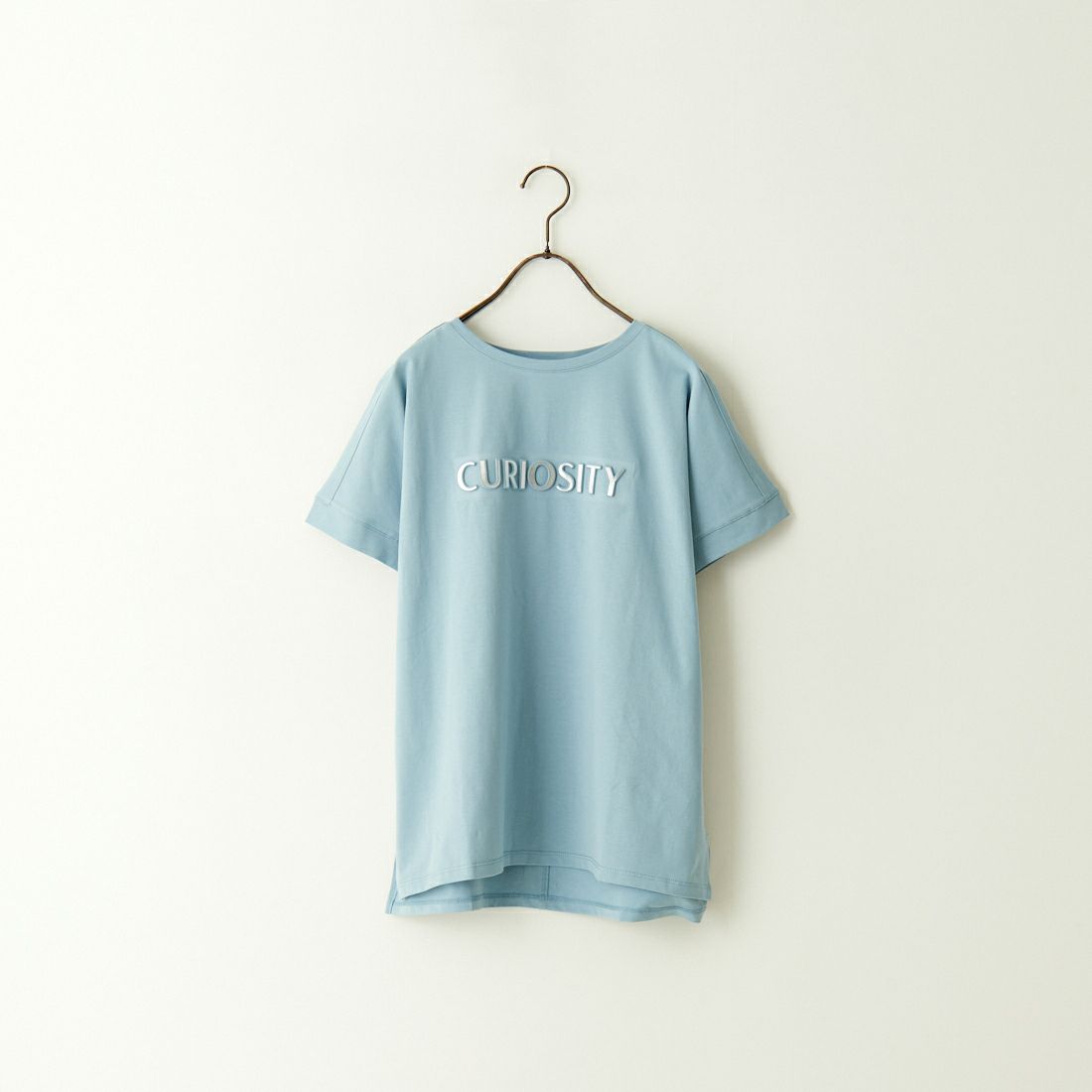 Maison de L'allure [メゾン ドゥ ラリュール] エンボスロゴドルマンスリーブＴシャツ [24112014] 10 SAX