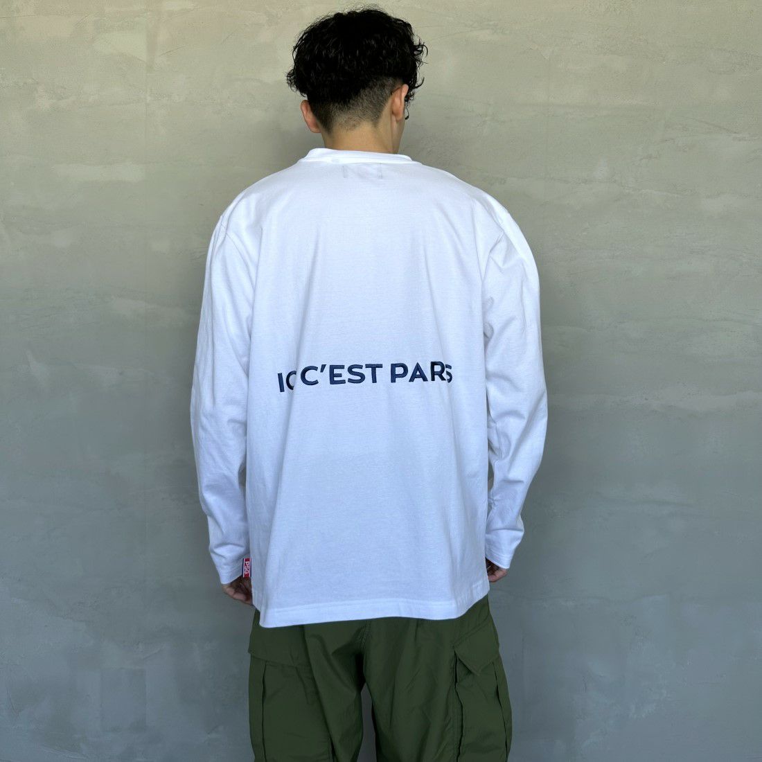 WHITE&&モデル身長：168cm 着用サイズ：L&&