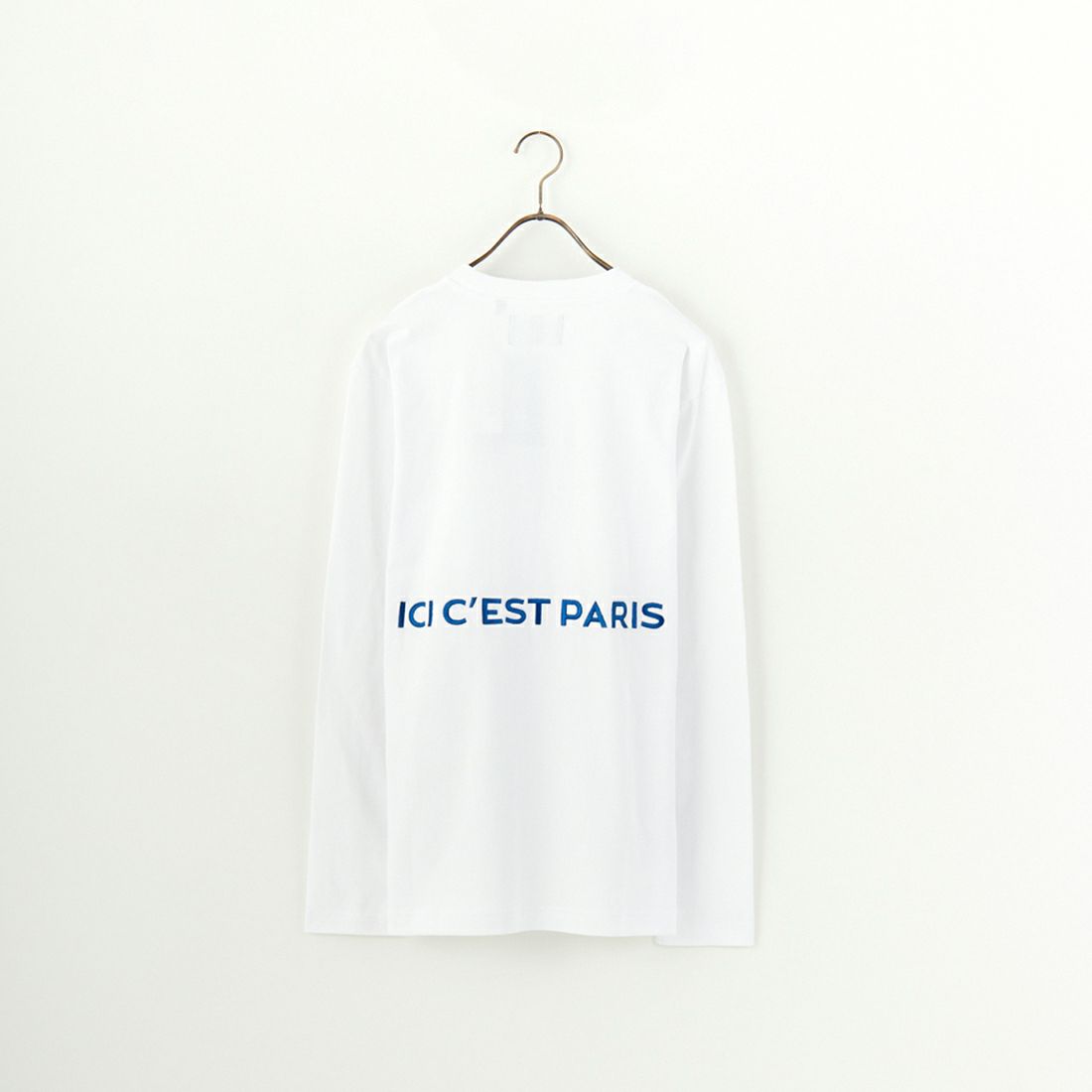 PARIS SAINT-GERMAN [パリ・サンジェルマン] PSG刺繍ロゴ ロングスリーブTシャツ [PS0324SS0001] WHITE