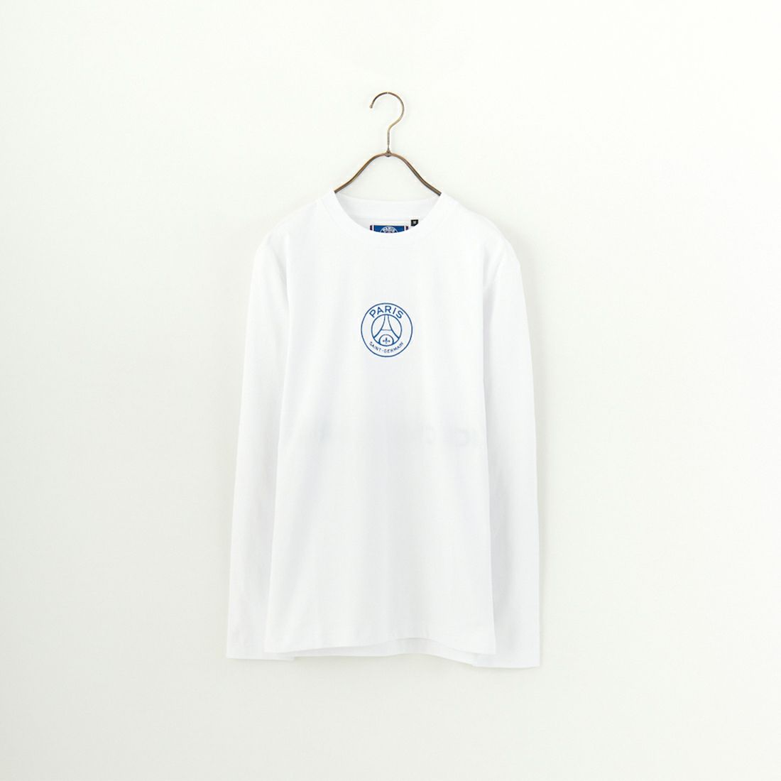 PARIS SAINT-GERMAN [パリ・サンジェルマン] PSG刺繍ロゴ ロングスリーブTシャツ [PS0324SS0001] WHITE