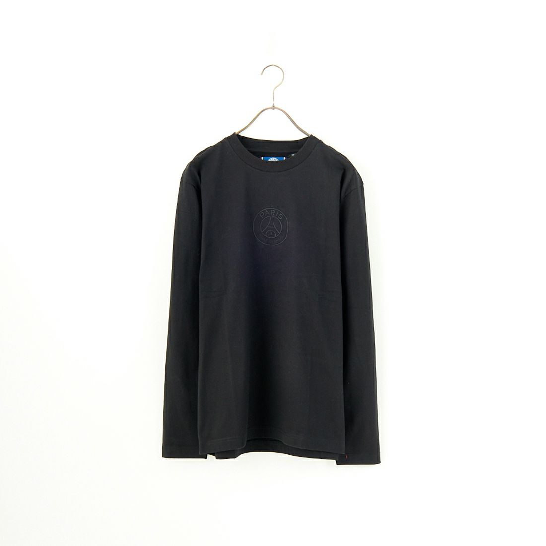 PARIS SAINT-GERMAN [パリ・サンジェルマン] PSG刺繍ロゴ ロングスリーブTシャツ [PS0324SS0001] BLACK