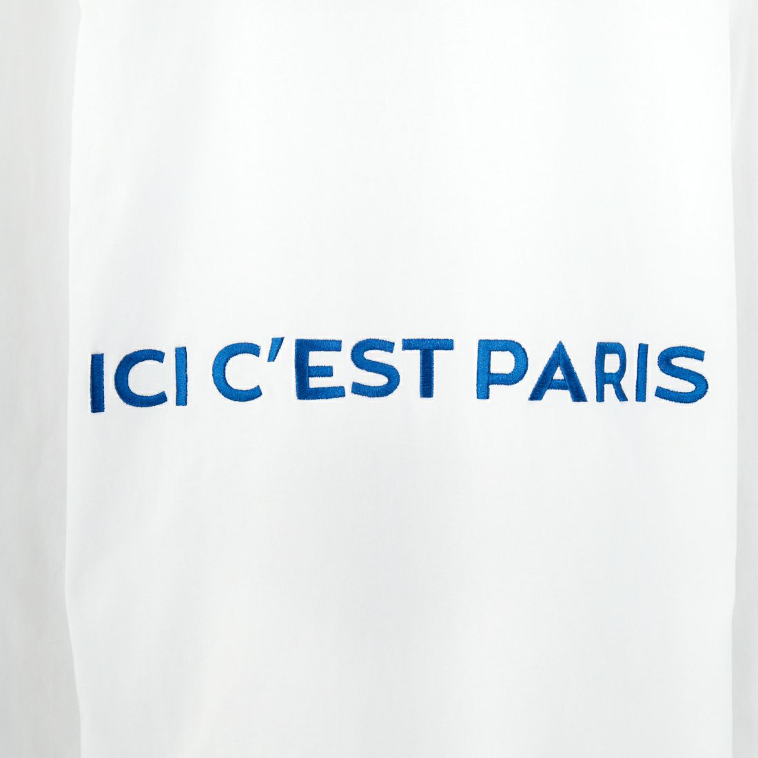PARIS SAINT-GERMAN [パリ・サンジェルマン] PSG刺繍ロゴ ロングスリーブTシャツ [PS0324SS0001] WHITE