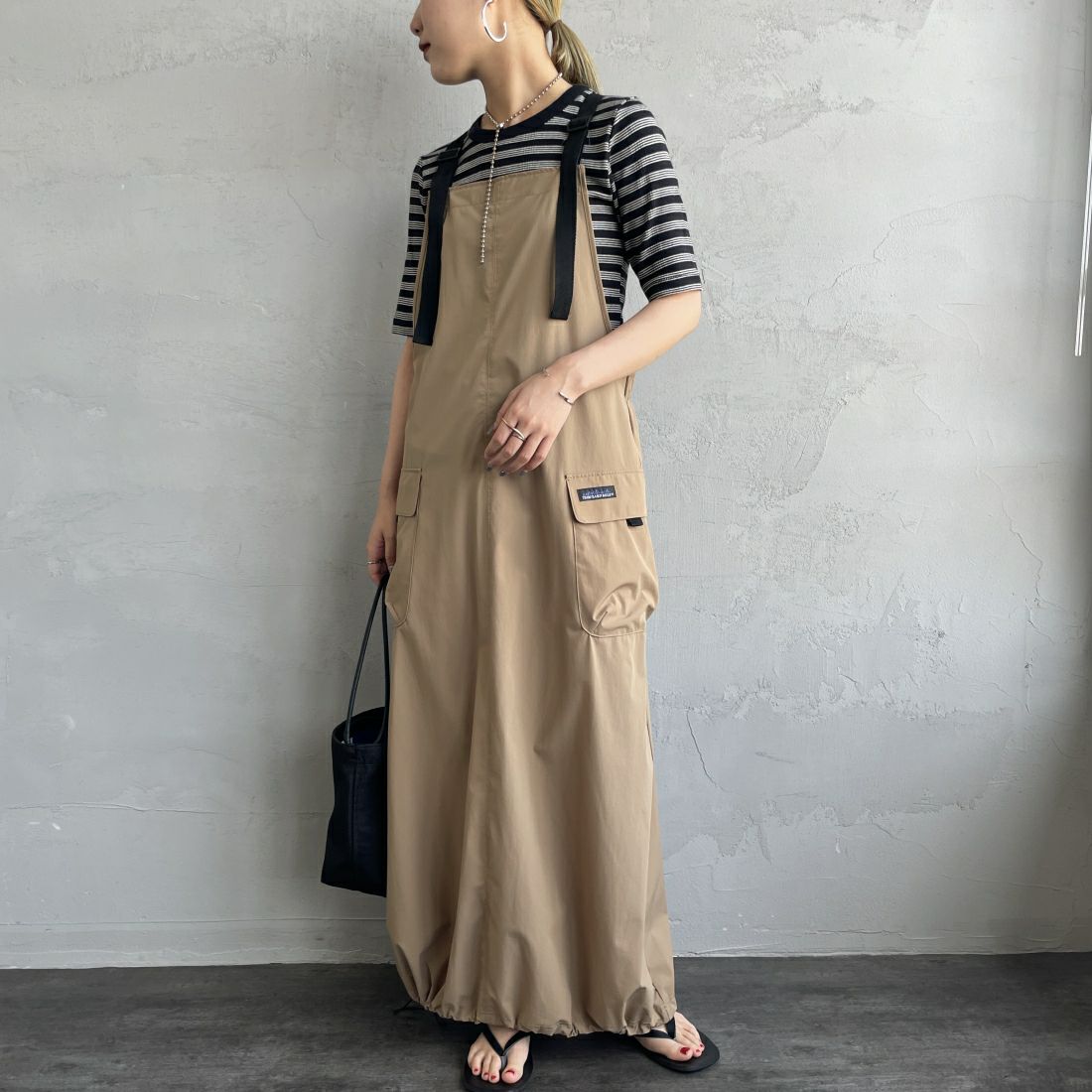 27 FOX&&モデル身長：156cm 着用サイズ：F&&