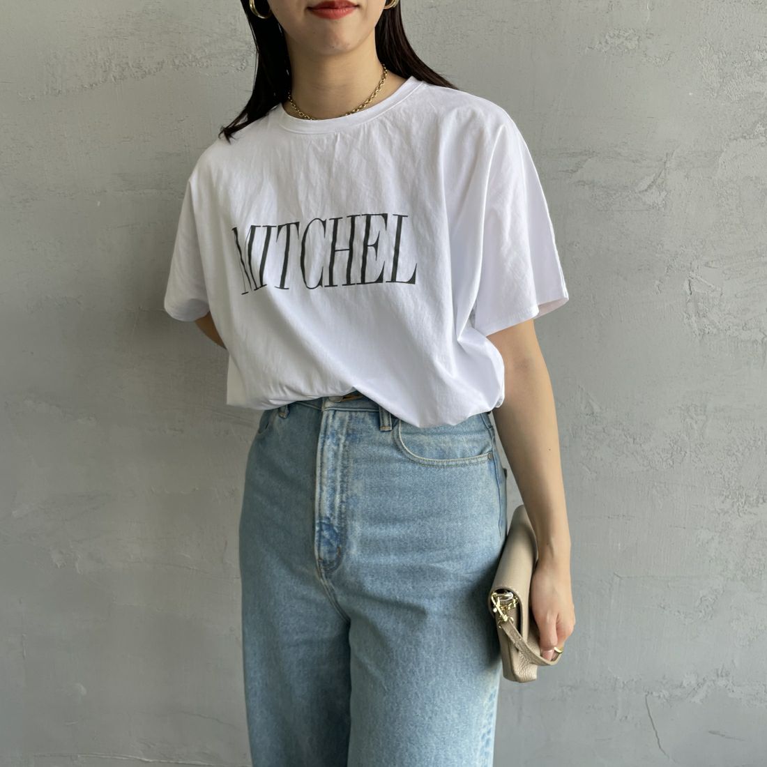 WHITE&&モデル身長：163cm 着用サイズ：F&&