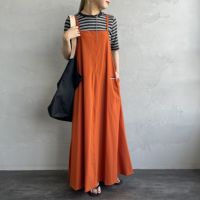 45 ORANGE&&モデル身長：156cm 着用サイズ：F&&