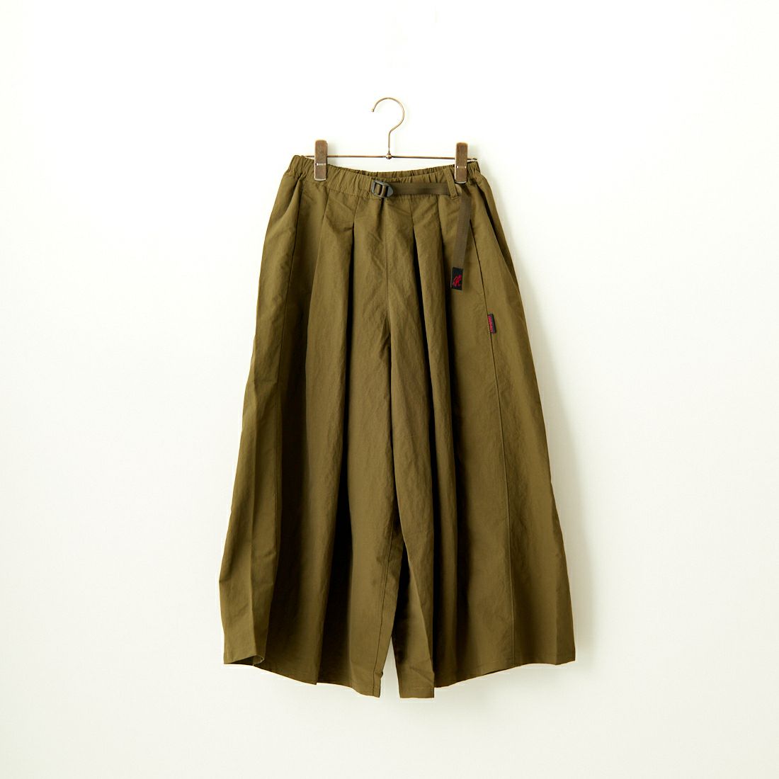 GRAMiCCi [グラミチ] ナイロンフレアパンツ [G2SW-SK034] OLIVE