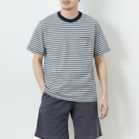 NVY/GY MLT&&モデル身長：168cm 着用サイズ：S&&