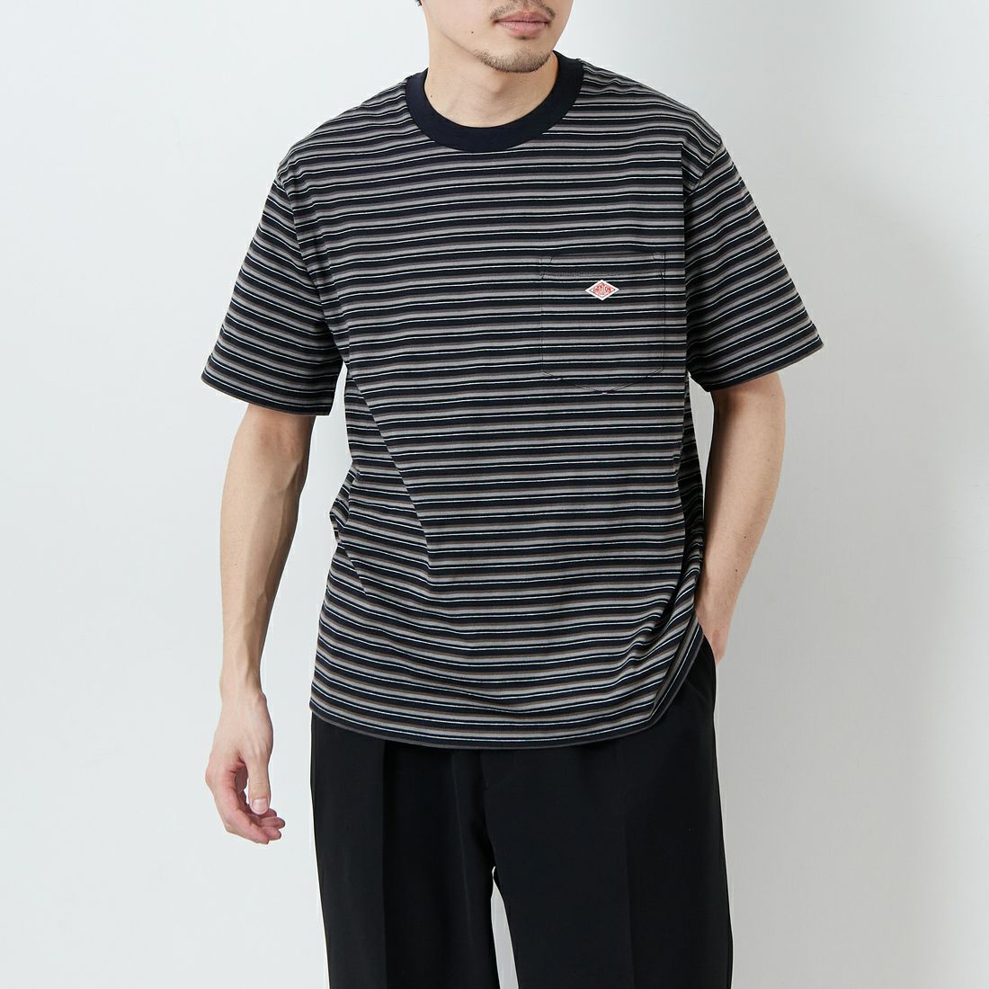 BK/D.GY ML&&モデル身長：168cm 着用サイズ：M&&