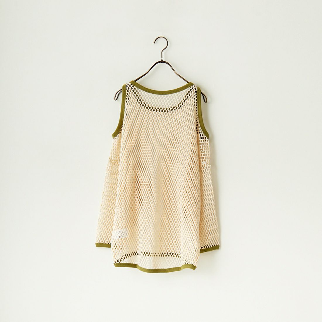 ILL ONE EIGHTY [イル ワンエイティ] ビッグメッシュプルオーバー [ILL241-45] NATURAL