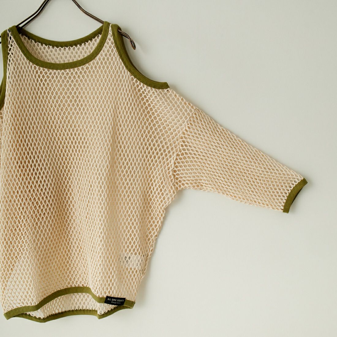 ILL ONE EIGHTY [イル ワンエイティ] ビッグメッシュプルオーバー [ILL241-45] NATURAL