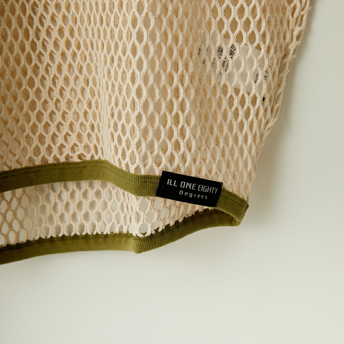 ILL ONE EIGHTY [イル ワンエイティ] ビッグメッシュプルオーバー [ILL241-45] NATURAL