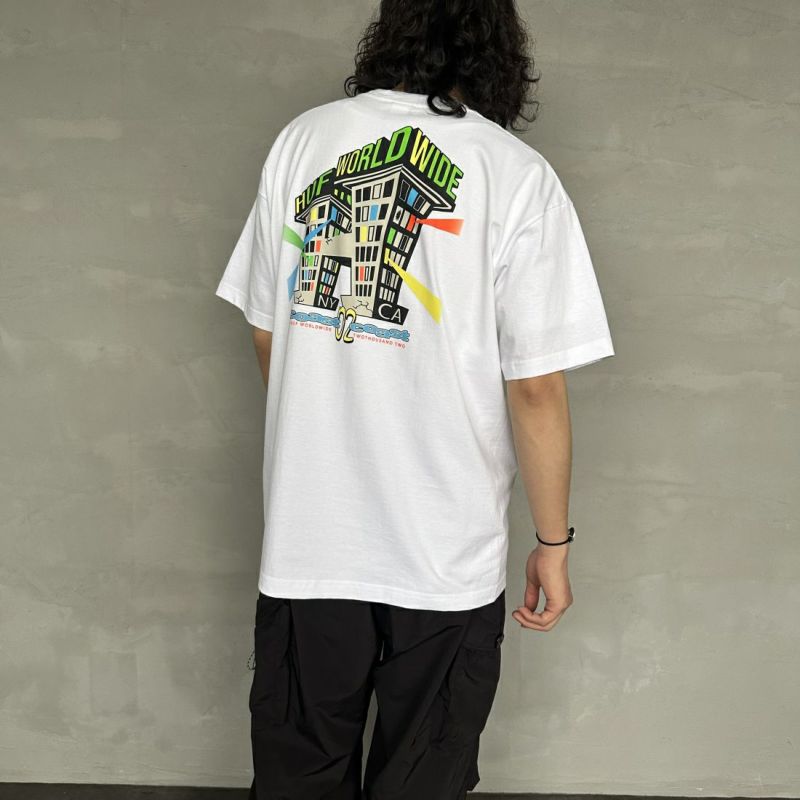 Tシャツ・カットソー HUF CLUB HOUSE SS TEE WHITE TS02176-WHITE HUF [ハフ] CLUB HOUSE Tシャツ [TS02176]｜ジーンズ