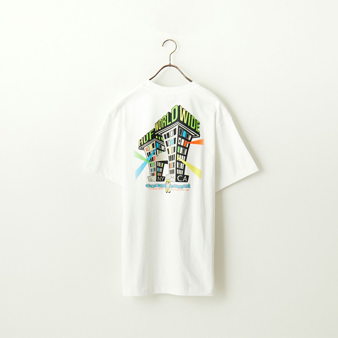 HUF [ハフ] CLUB HOUSE Tシャツ [TS02176] WHITE