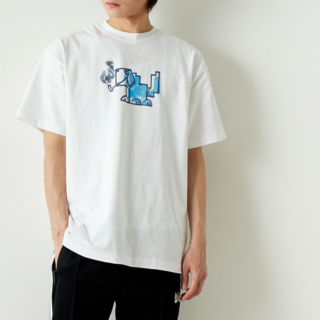HUF [ハフ] MOD-DOG Tシャツ [TS02179] WHITE