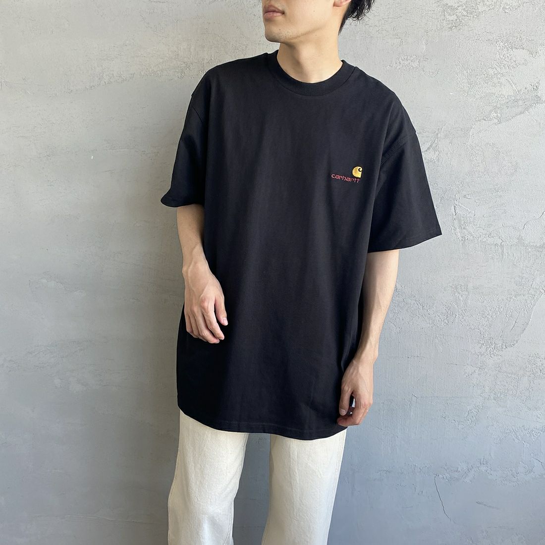 carhartt WIP [カーハートダブリューアイピー] ショートスリーブアメリカンスクリプトTシャツ [I029956]