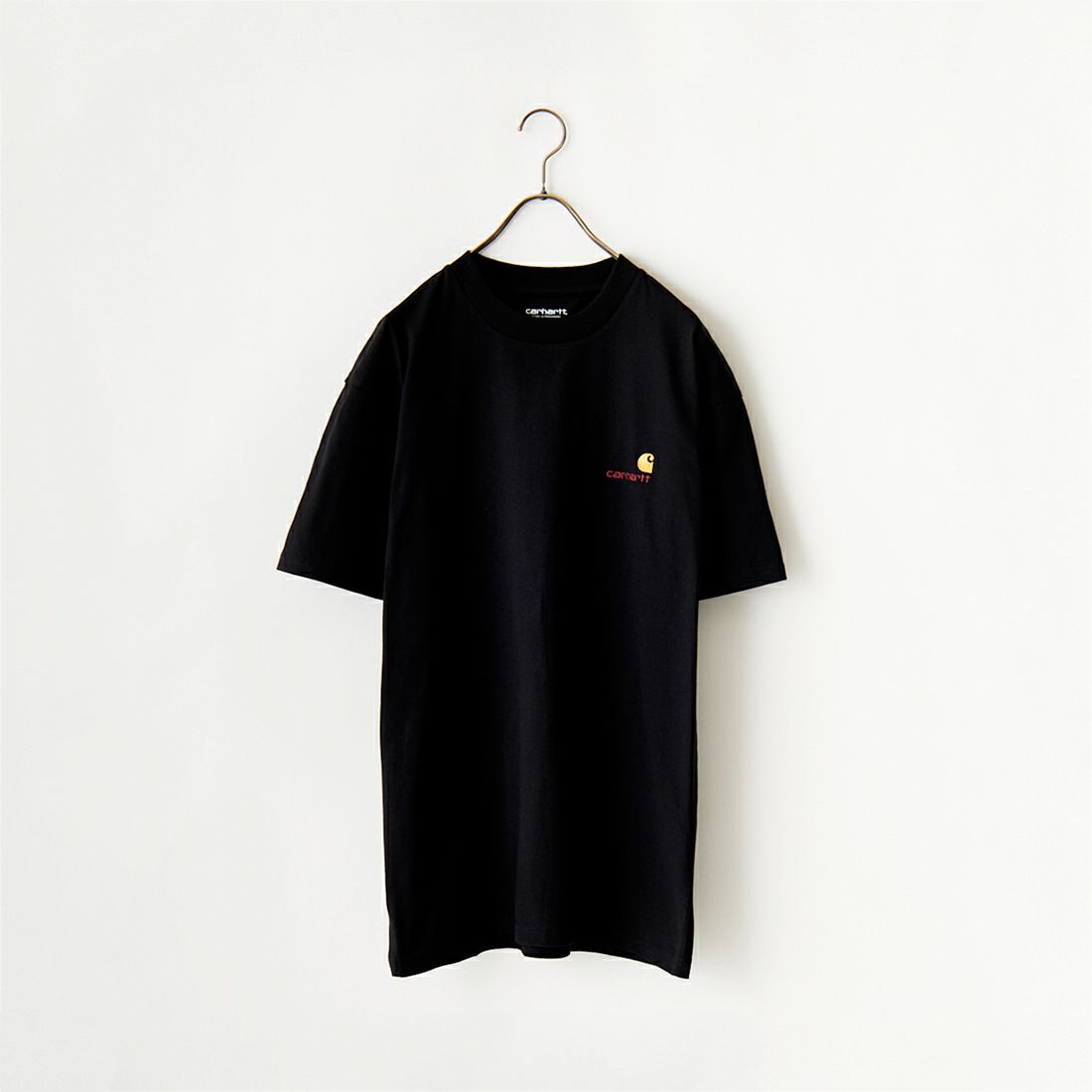 carhartt WIP [カーハートダブリューアイピー] ショートスリーブアメリカンスクリプトTシャツ [I029956] BLACK