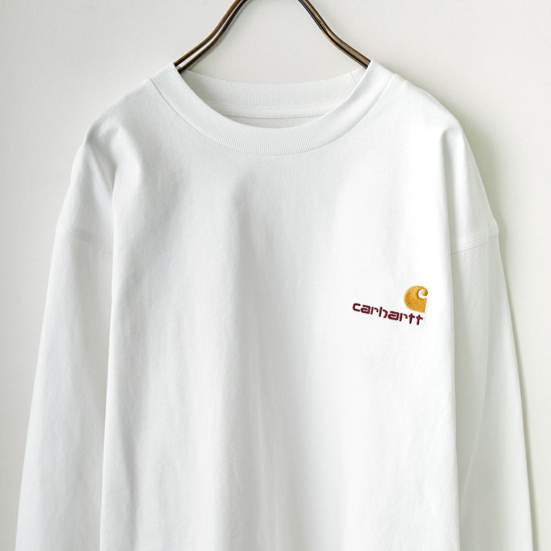 carhartt WIP [カーハートダブリューアイピー] ロングスリーブアメリカンスクリプトTシャツ [I029955]