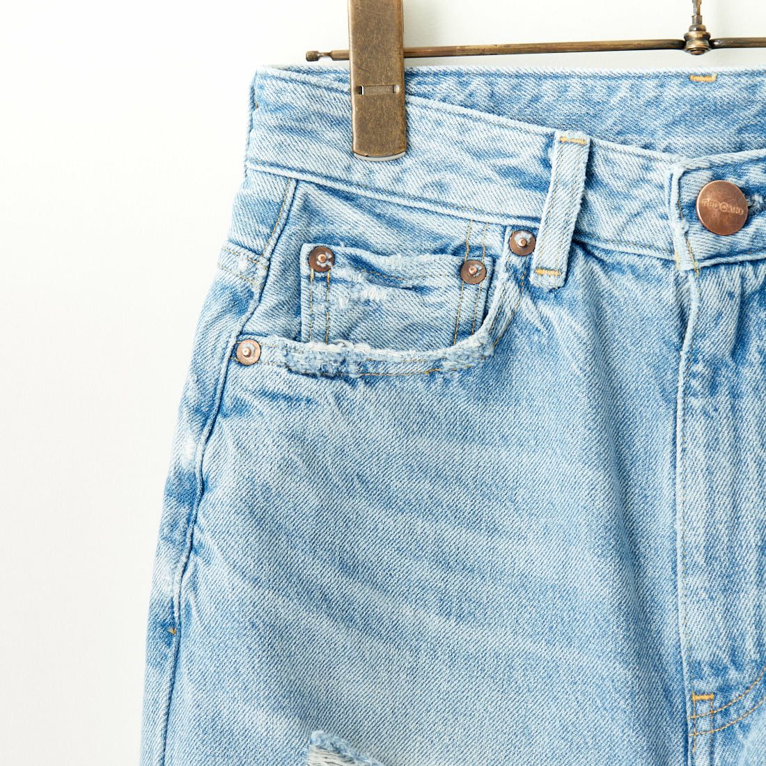 RED CARD TOKYO [レッドカード トーキョー] Blues ルーズテーパードデニム [72257501KDL] K-DAMAGE L