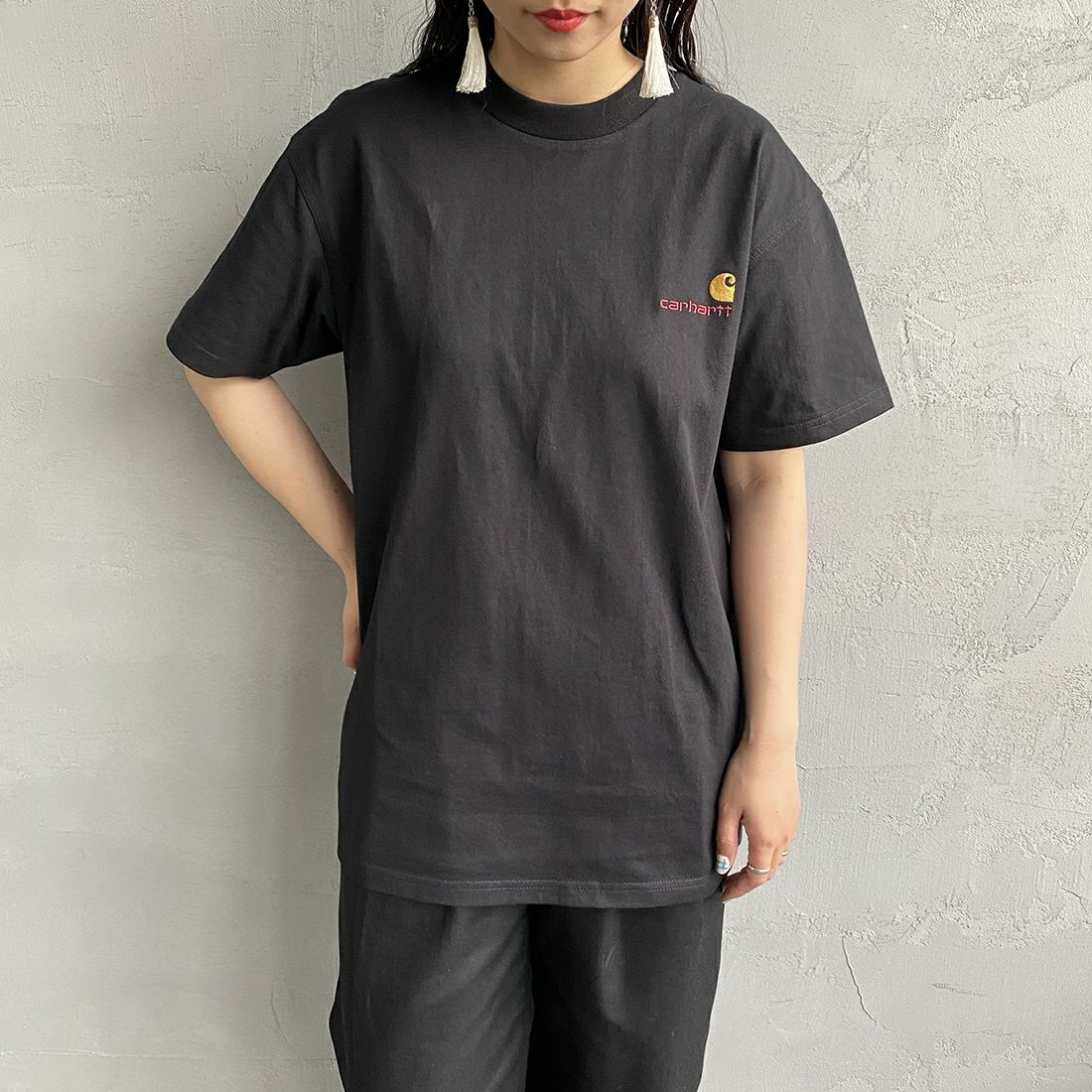 carhartt WIP [カーハートダブリューアイピー] ショートスリーブアメリカンスクリプトTシャツ [I029956]