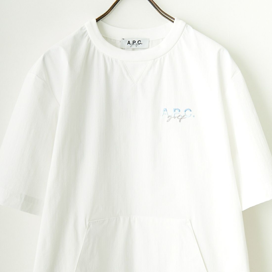A.P.C. GOLF [アー・ペー・セー ゴルフ] ウィンドブレーカーTシャツ [CWM4457] WHITE