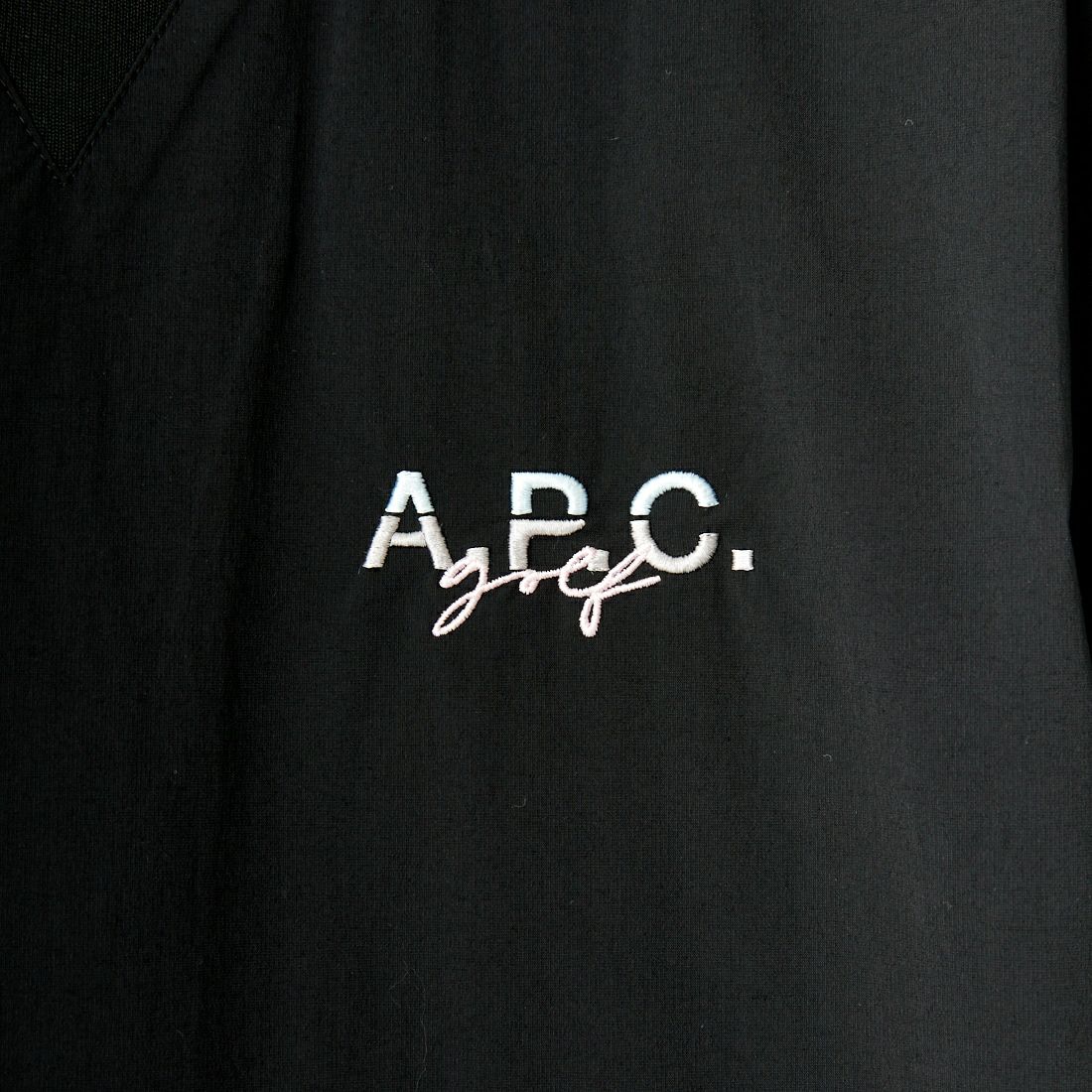 A.P.C. GOLF [アー・ペー・セー ゴルフ] ウィンドブレーカーTシャツ [CWM4457] BLACK