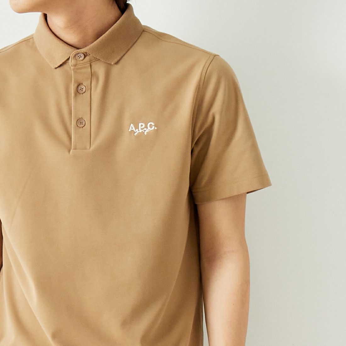 A.P.C. GOLF [アー・ペー・セー ゴルフ] ベーシックポロシャツ [CTS4412] L.BEIGE