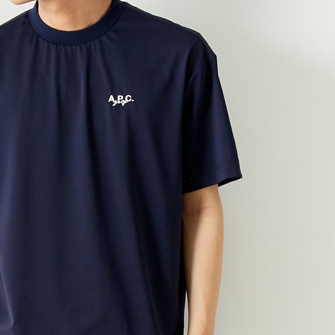 A.P.C. GOLF [アー・ペー・セー ゴルフ] ラウンドTシャツ [CTM4401] NAVY