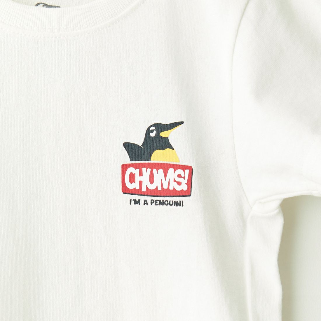 CHUMS [チャムス] バックプリントTシャツ [CH21-1317] W001 WHITE