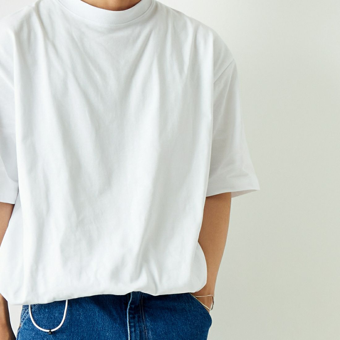 SLICK [スリック] ドローストリングTシャツ [5255850] 900 WHITE