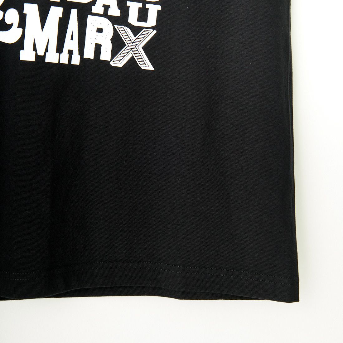 MARGAUX [マルゴー] フレッシュシルクスクリーンプリントTシャツ [MG-CT-24032-S] BLK/ﾛｺﾞWH