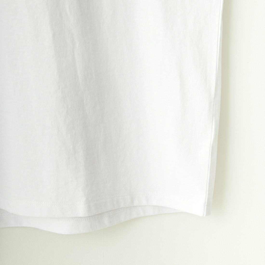 THE FOX [ザフォックス] 別注 ワンポイントロゴワッペン 7分袖Tシャツ [JF24SS-03-JF] WHITE