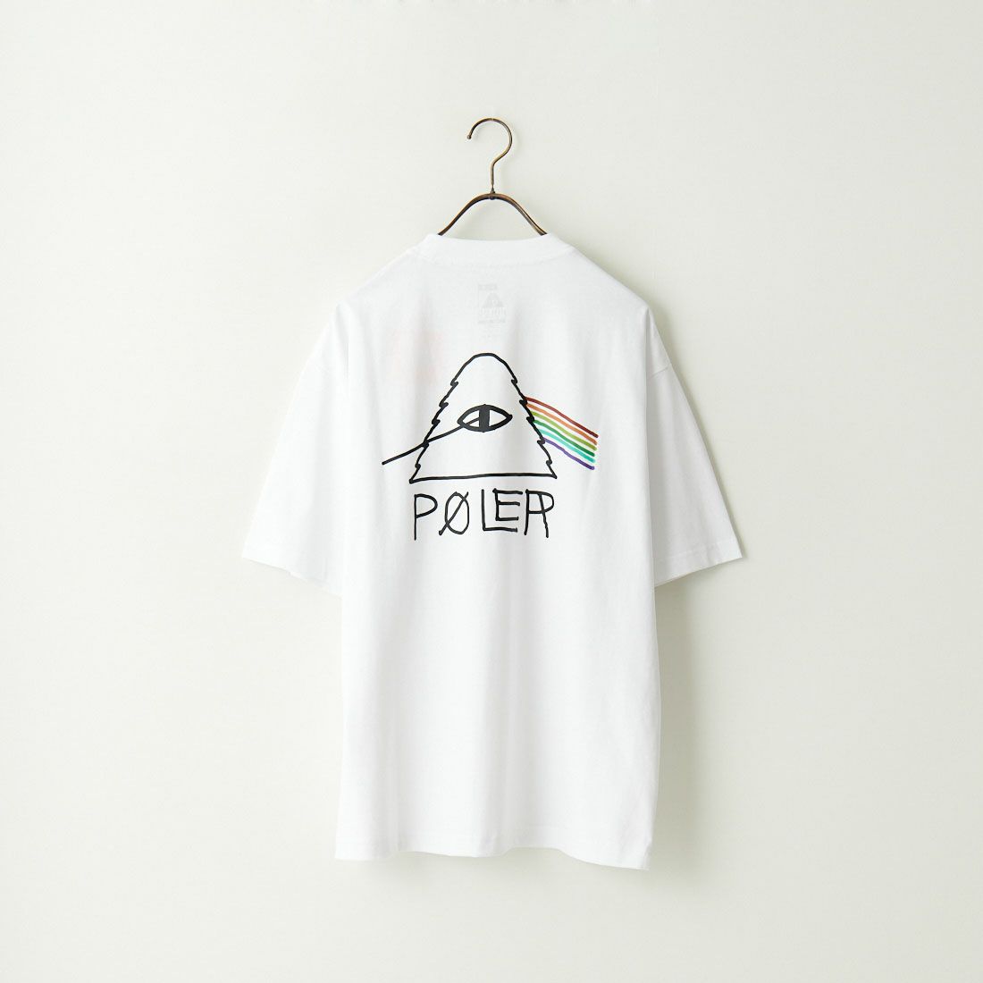 POLeR [ポーラー] サイケデリック リラックスフィットTシャツ [241MCV0218] WHITE