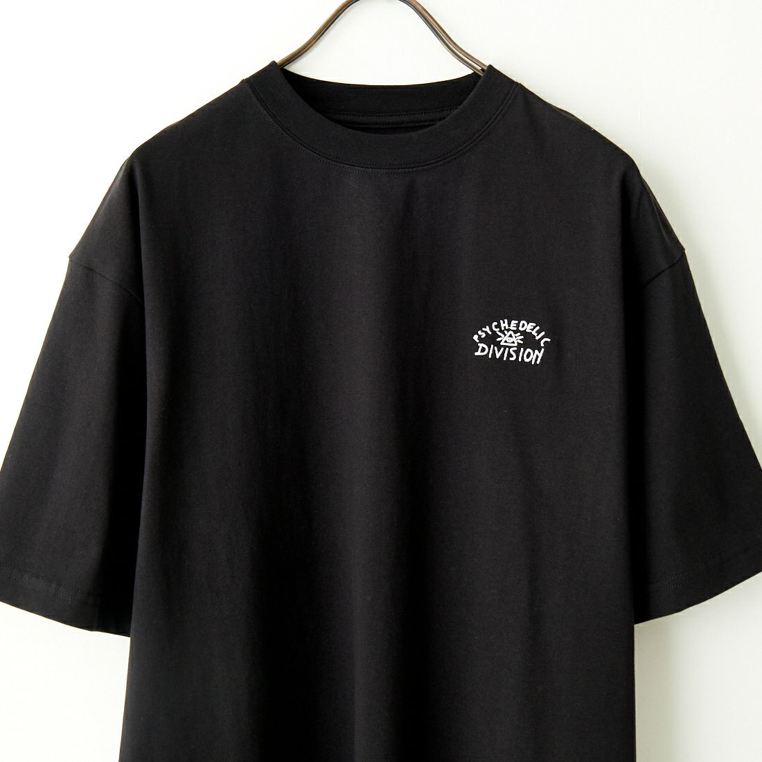POLeR [ポーラー] サイケデリック リラックスフィットTシャツ [241MCV0218] BLACK