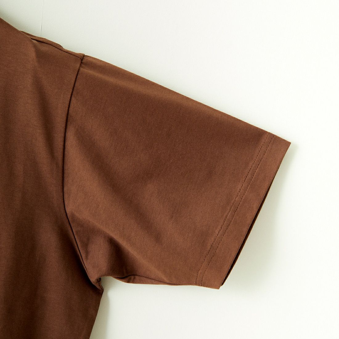 THE FOX [ザフォックス] 別注 ワンポイントロゴワッペン リンガーTシャツ [JF24SS-02-JF] BRN/NVY
