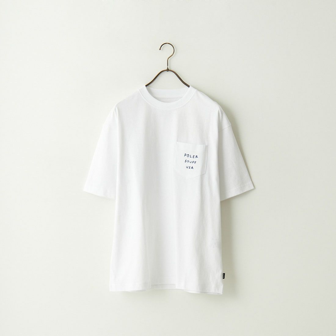POLeR [ポーラー] テントリラックスフィット ポケットTシャツ [241MCV0234] WHITE
