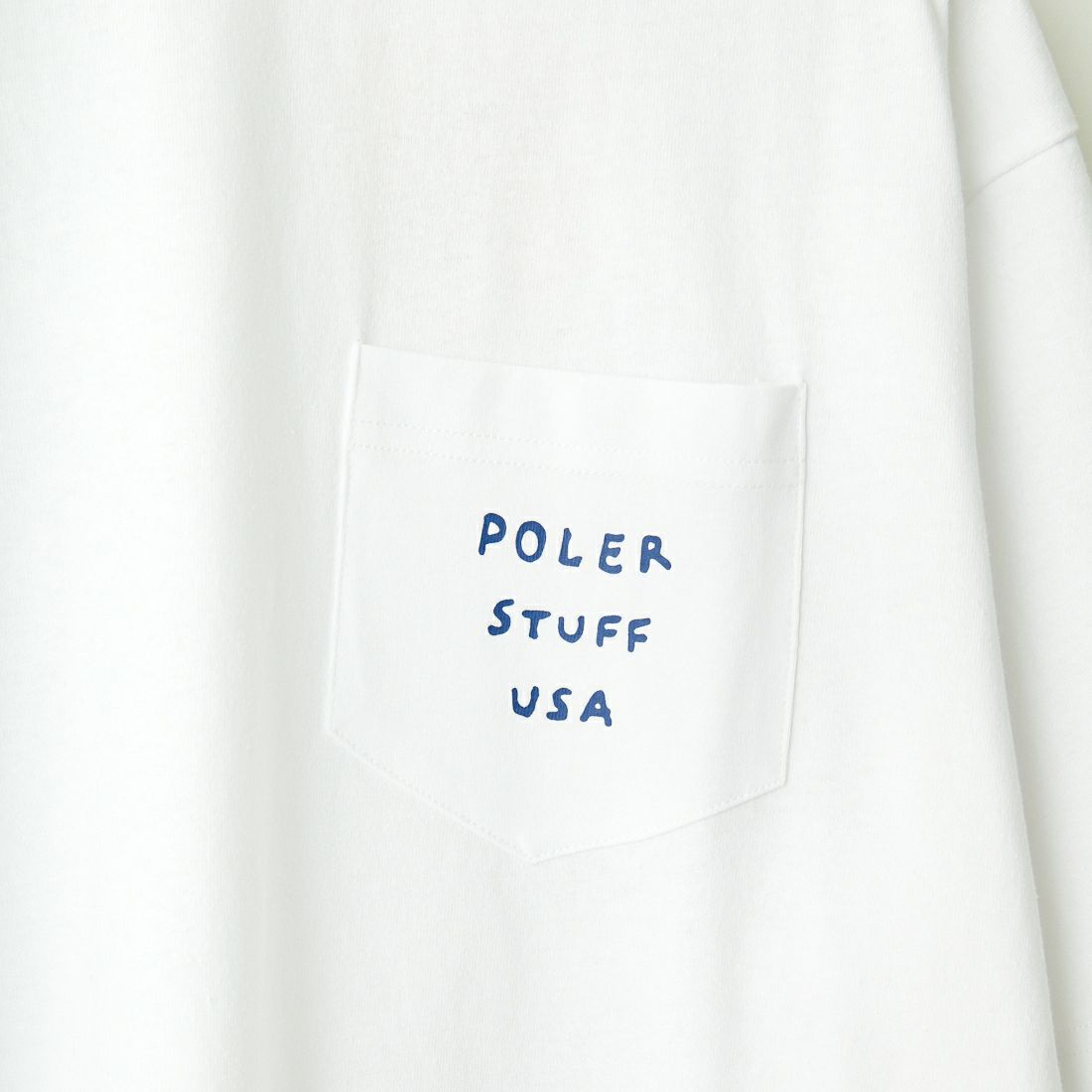POLeR [ポーラー] テントリラックスフィット ポケットTシャツ [241MCV0234] WHITE