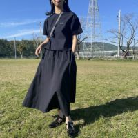 79 NAVY&&モデル身長：163cm 着用サイズ：F&&