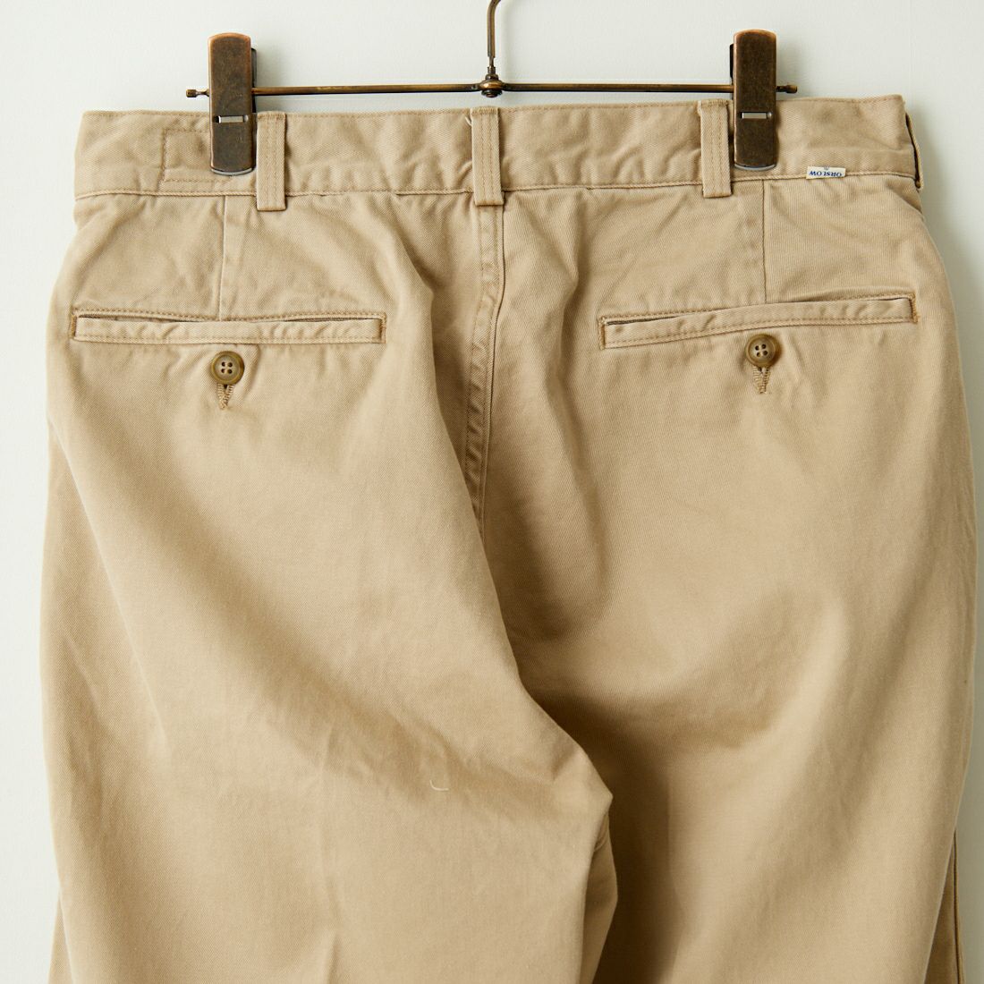 orSlow [オアスロウ] 2タック ワイド トラウザー チノパンツ [03-5021] 40 KHAKI