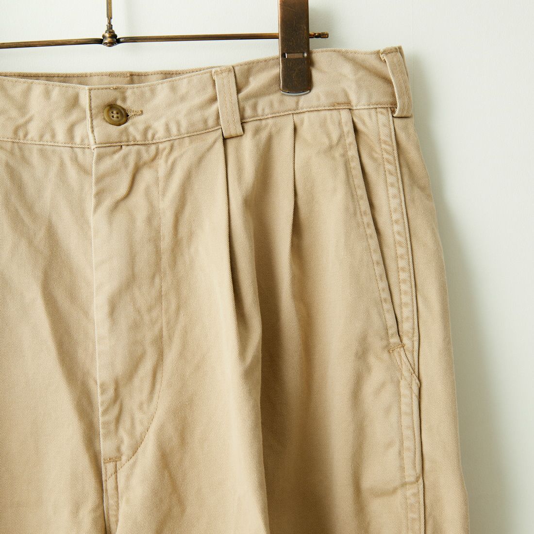 orSlow [オアスロウ] 2タック ワイド トラウザー チノパンツ [03-5021] 40 KHAKI