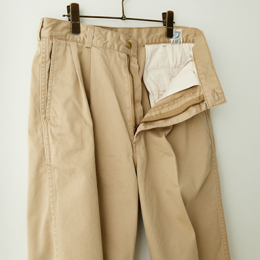 orSlow [オアスロウ] 2タック ワイド トラウザー チノパンツ [03-5021] 40 KHAKI