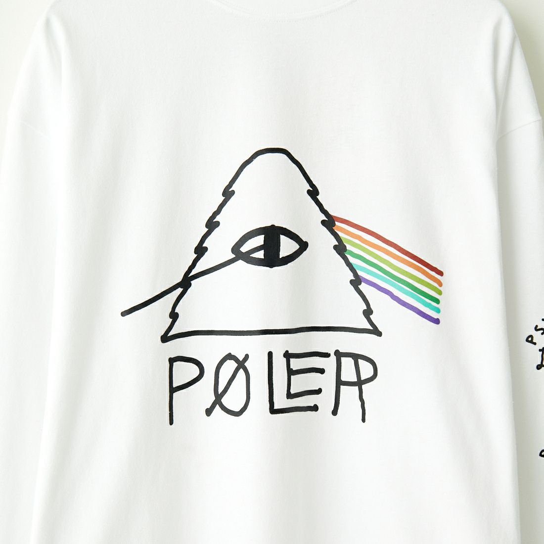 POLeR [ポーラー] サイケデリック リラックスフィットTシャツ [241MCV0242] WHITE